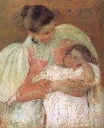 Mary Cassatt, Betweenmaid with kid